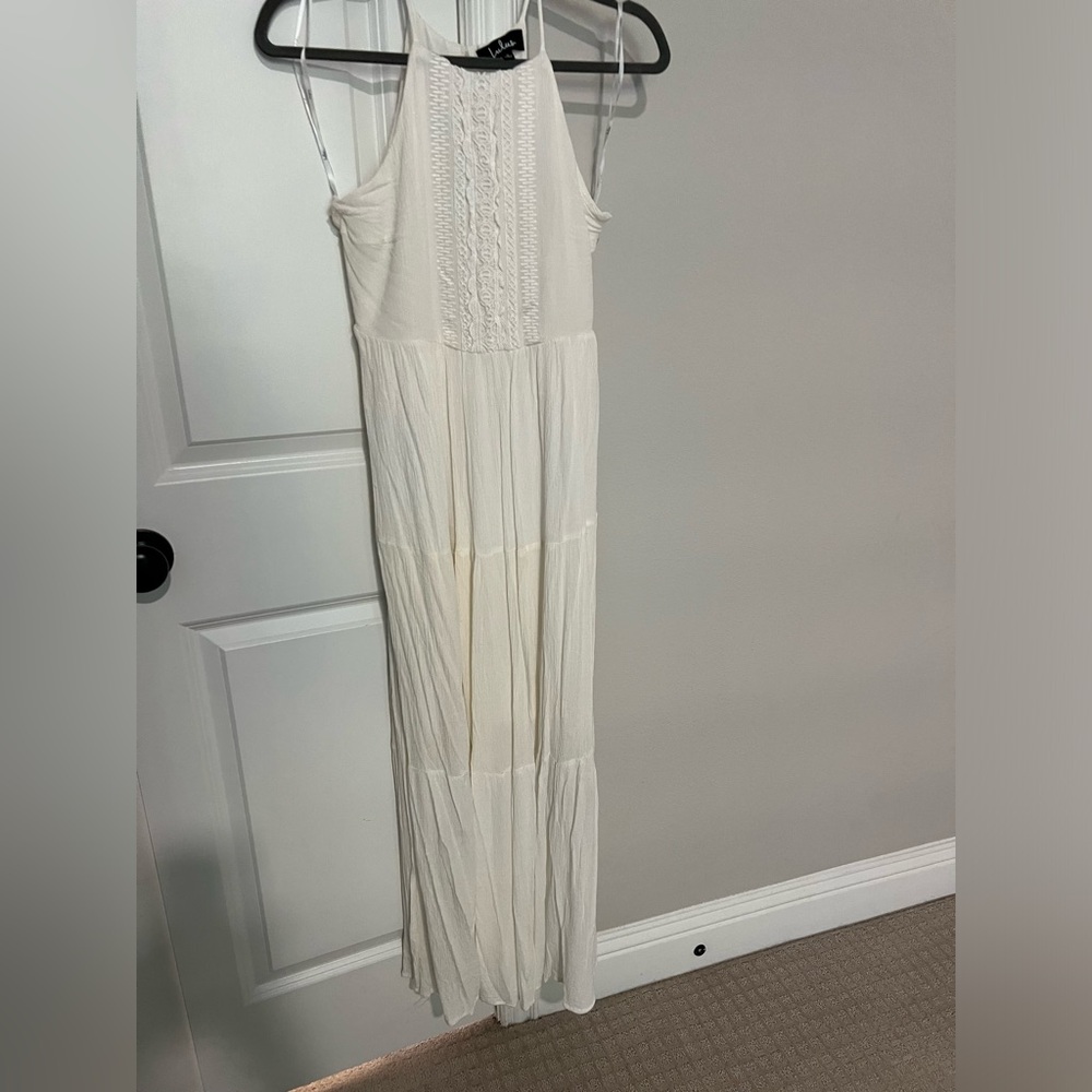 Ivory off white maxi dress